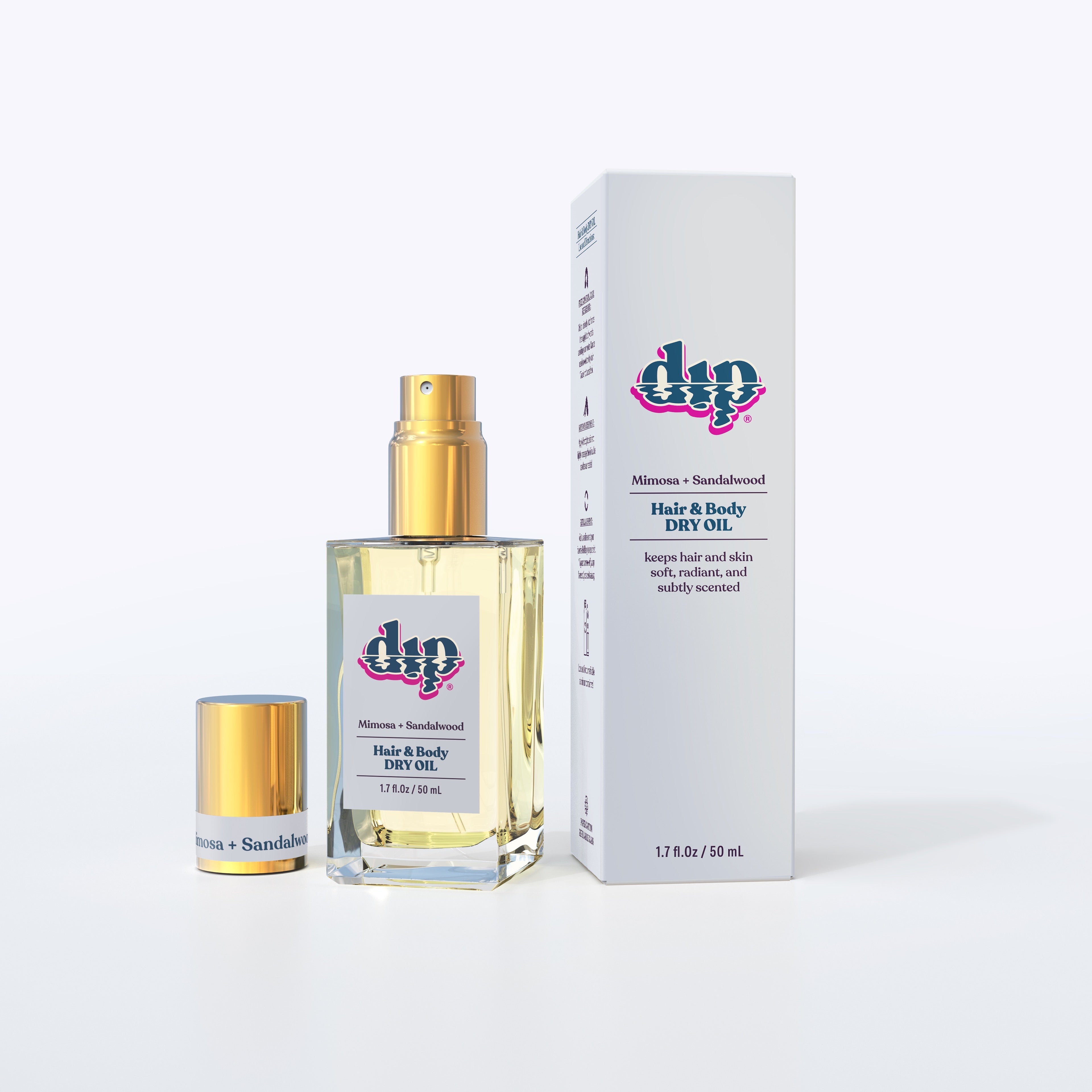 Dip Hair & Body Dry Oil - Mimosa & Sandalwood