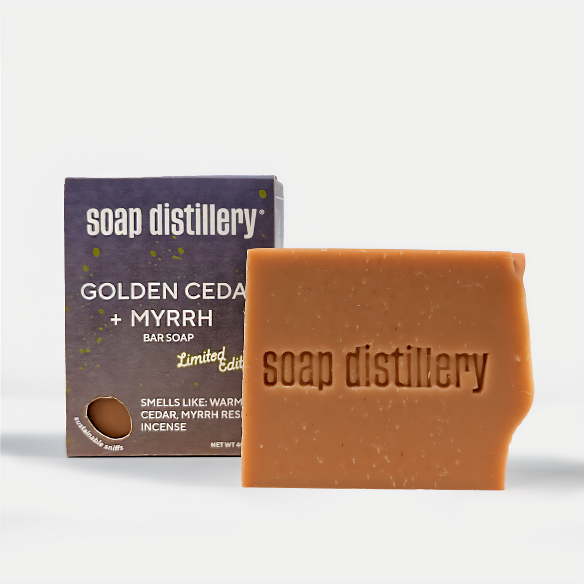 Golden Cedar + Myrrh Bar Soap