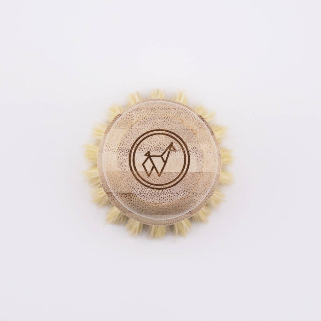 Dish Scrub Brush (Bamboo & Sisal)