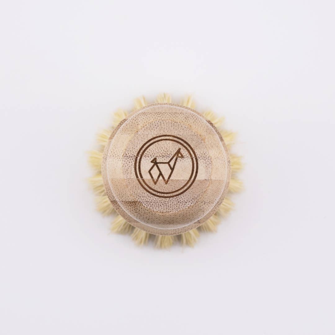 Dish Scrub Brush (Bamboo & Sisal)