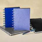Circa Smooth Sliver Discbound Notebook with Pockets