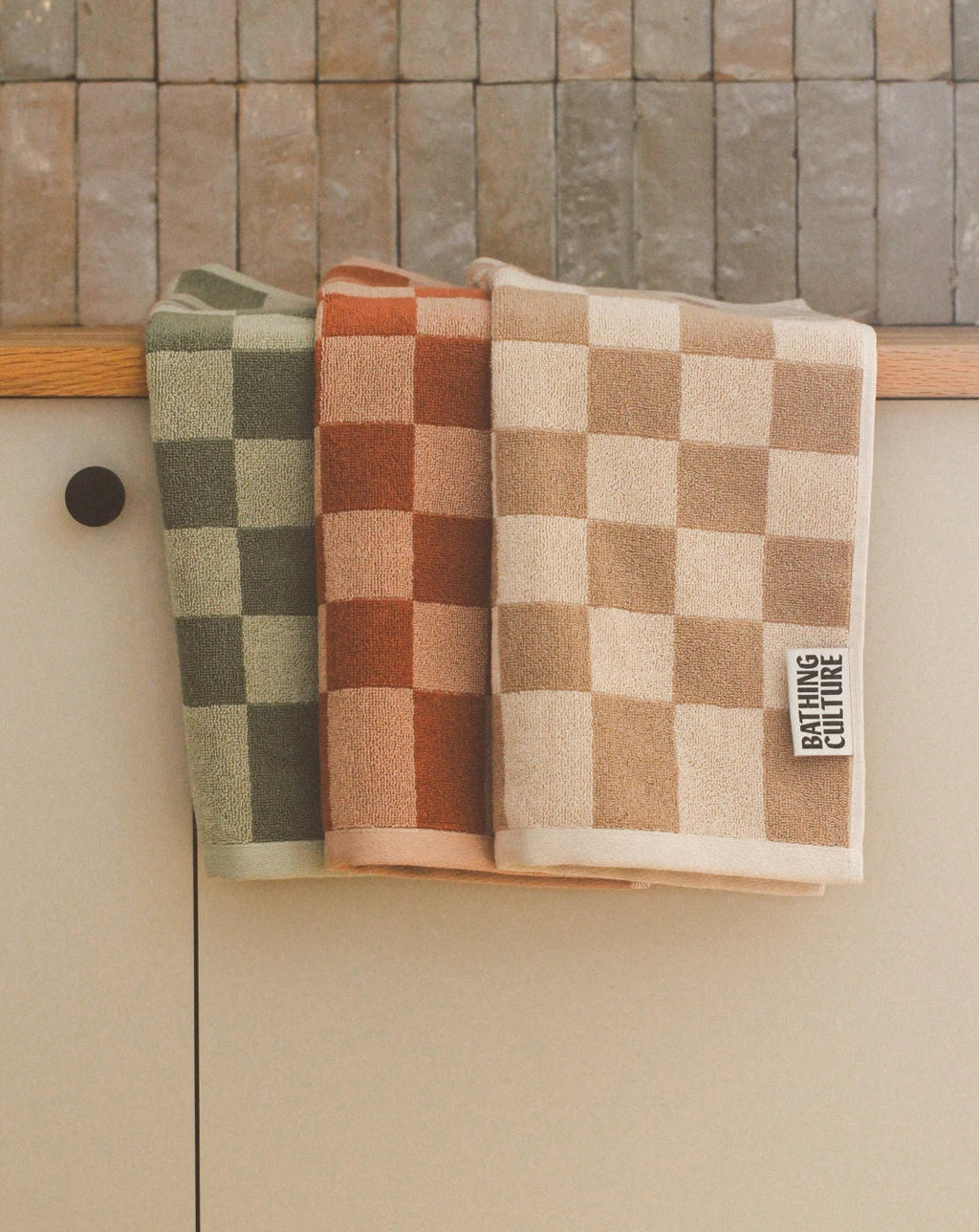 Bathhouse Check Organic Towel