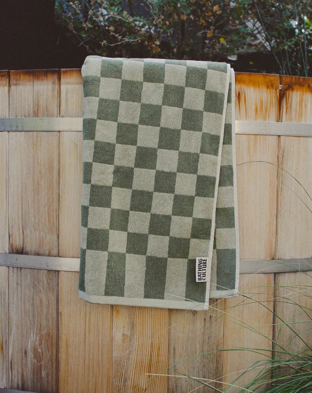 Bathhouse Check Organic Towel