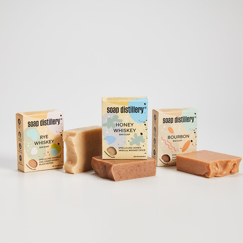 Whiskey Lovers' Bar Soap Bundle