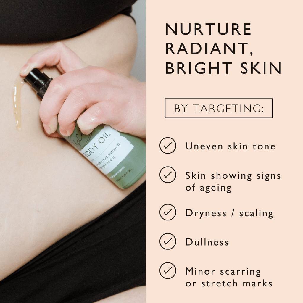 Body Oil with Passion Fruit Oil