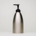 Stainless Steel Keeper Bottle with Black Pump | 16 oz