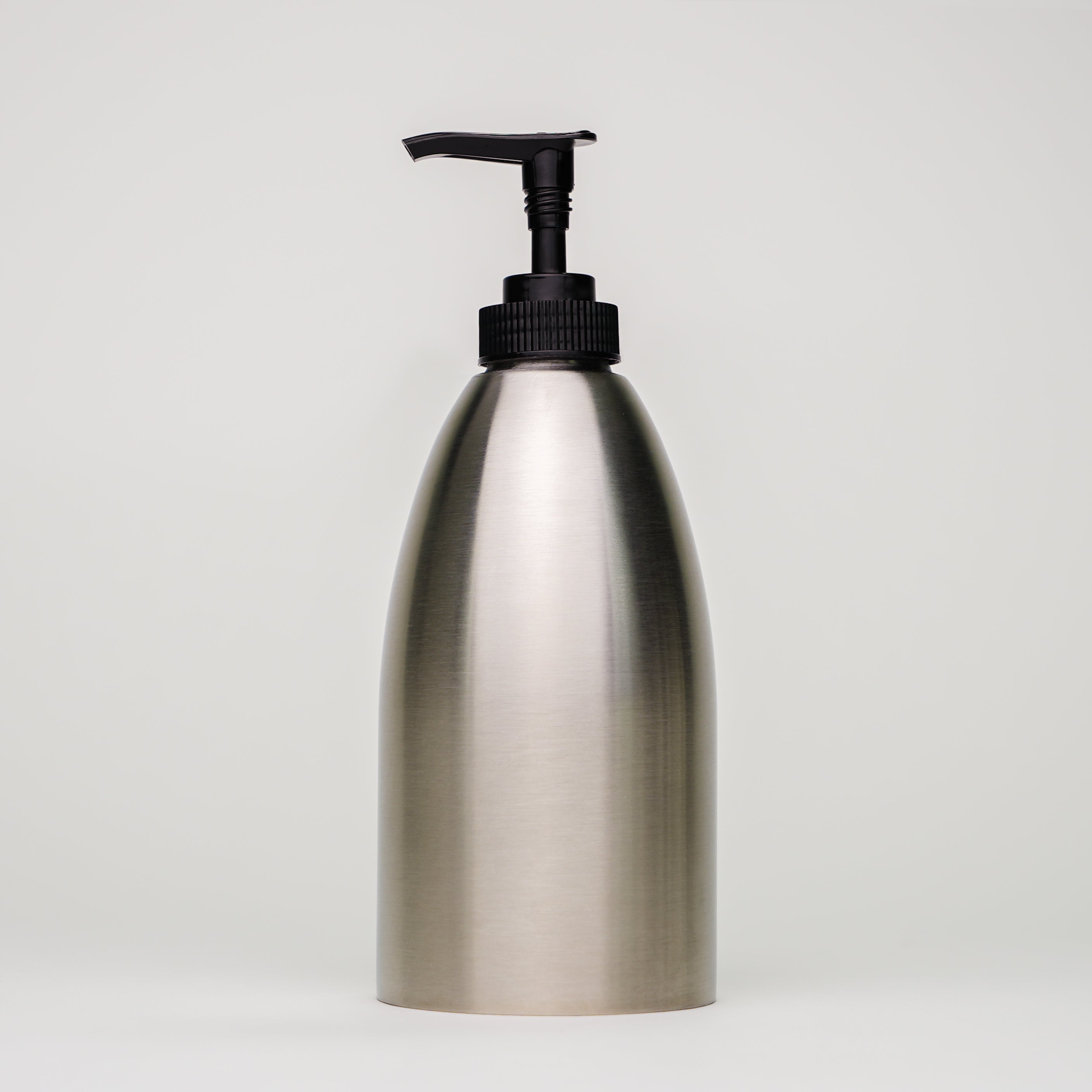 Stainless Steel Keeper Bottle with Black Pump | 16 oz