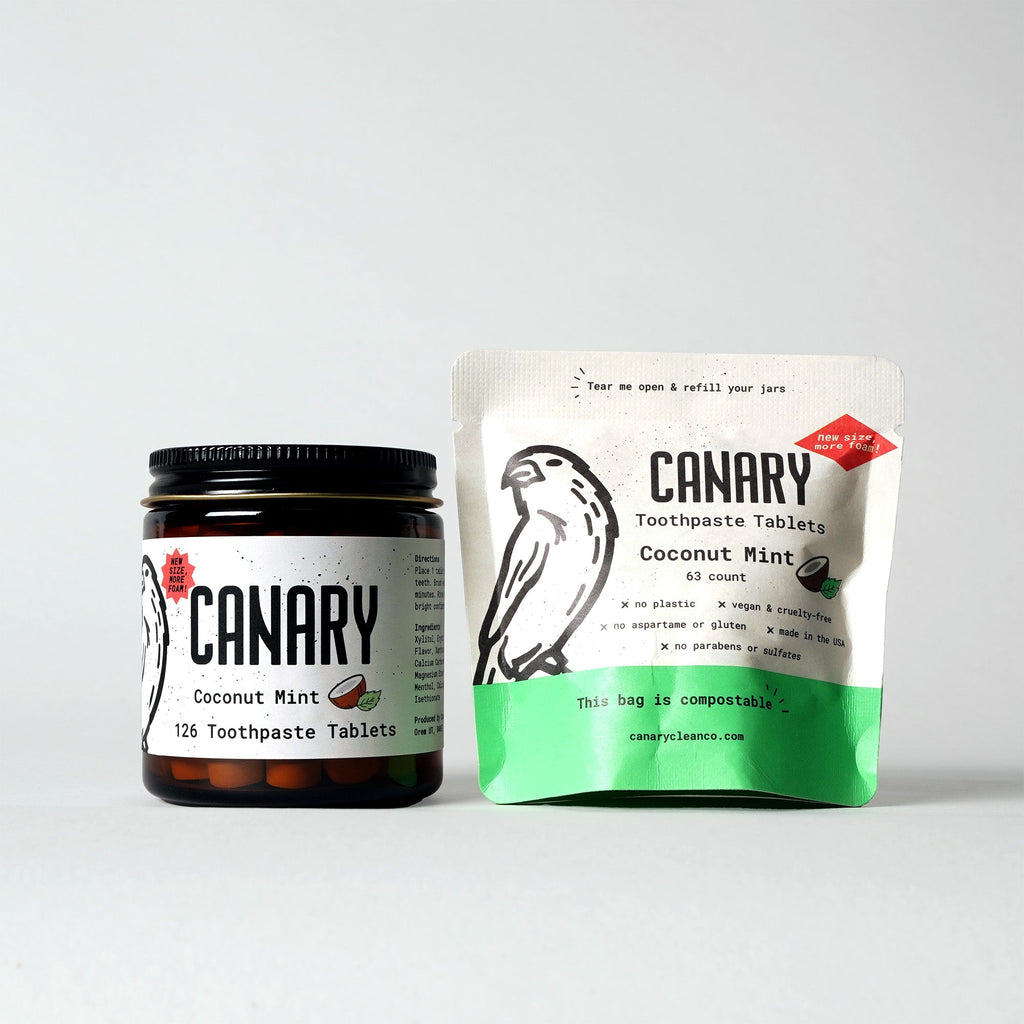 Coconut Mint Toothpaste Tablets