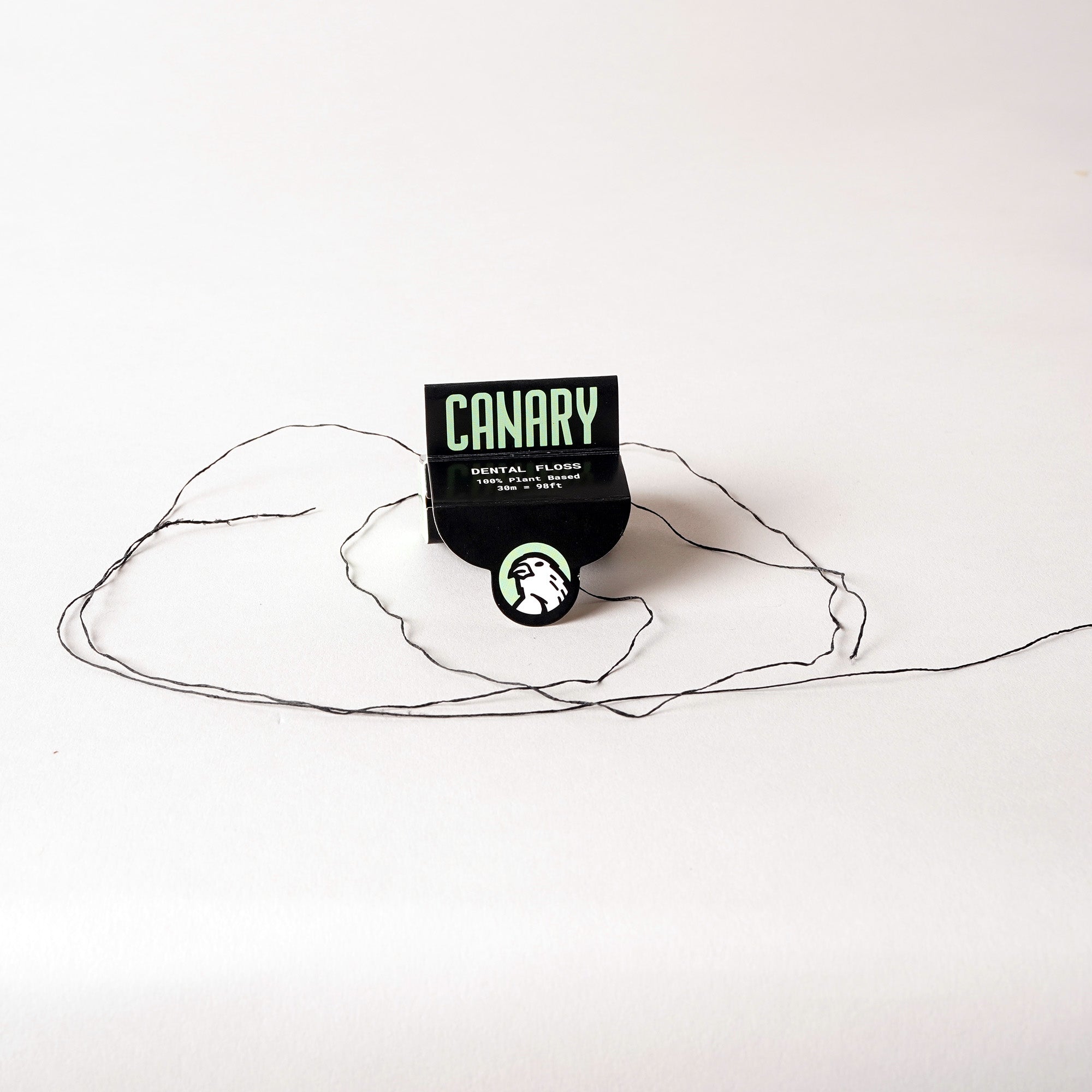 Dental Floss - Charcoal Mint - Plastic-Free and Vegan