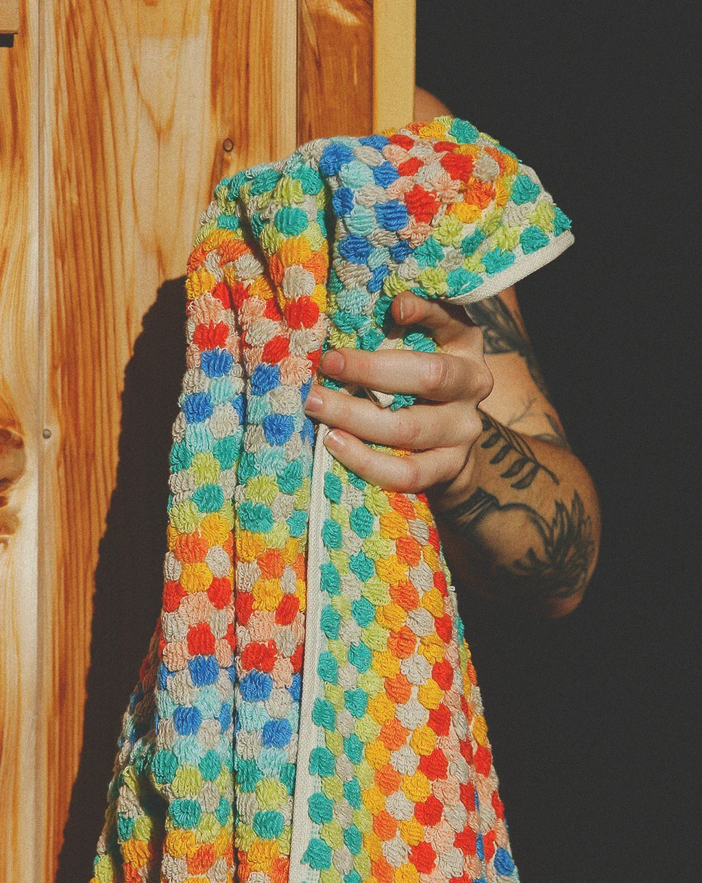 Organic Cosmic Rainbow Towel (Vibrant)