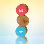 Mini Dip Bamboo Travel Case with Coaster : Blue