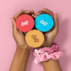 Mini Dip Bamboo Travel Case with Coaster : Red