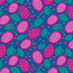 Beeswax Wrap Bulk Roll - Dragonfruit Print