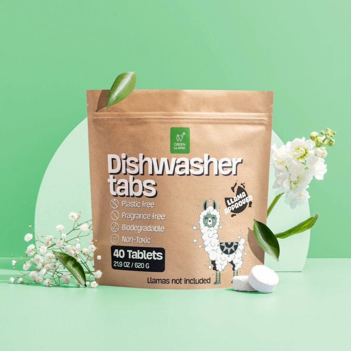 EWG Verified™ & PVA-Free Dishwasher Tabs