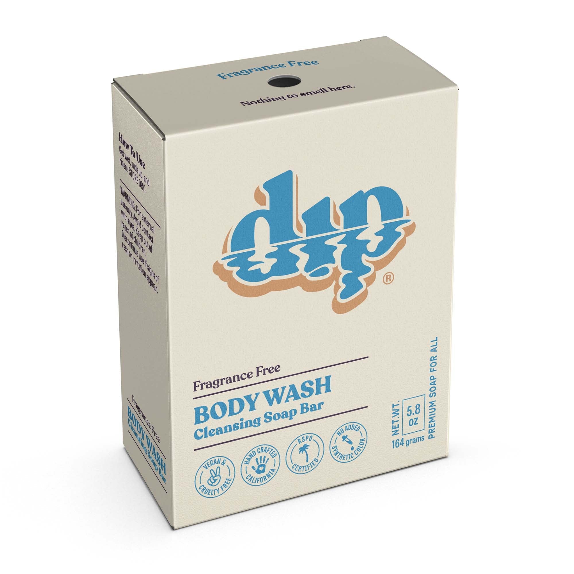 Dip Body Wash Cleansing Soap Bar - Fragrance Free