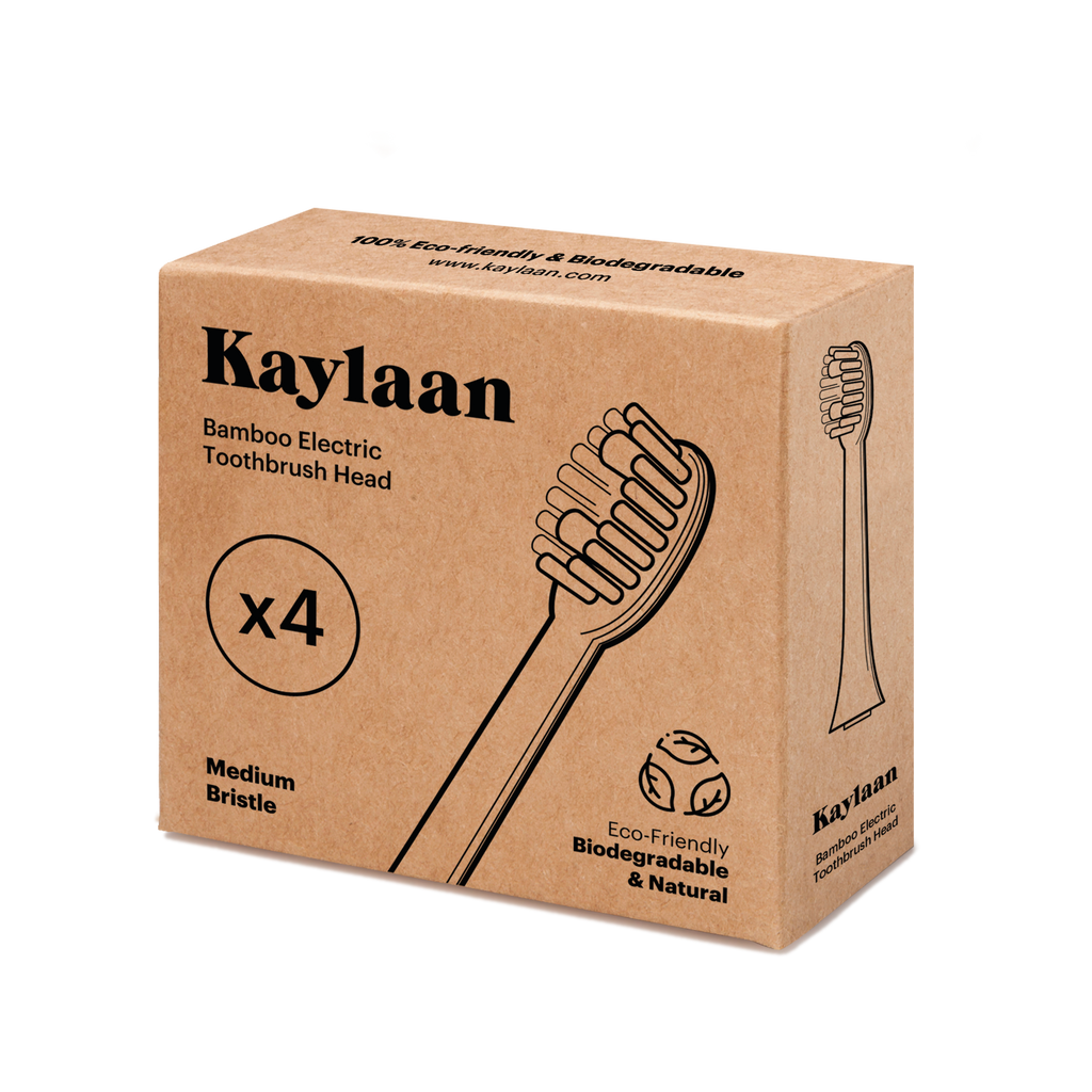 Replacement Heads for Kaylaan's Electric Bamboo Toothbrush