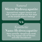 Gentle Green™ Sensitive Toothpaste with Hydroxyapatite & B12 (Fluoride-Free, Natural Enamel Support & Sensitive Teeth Relief)