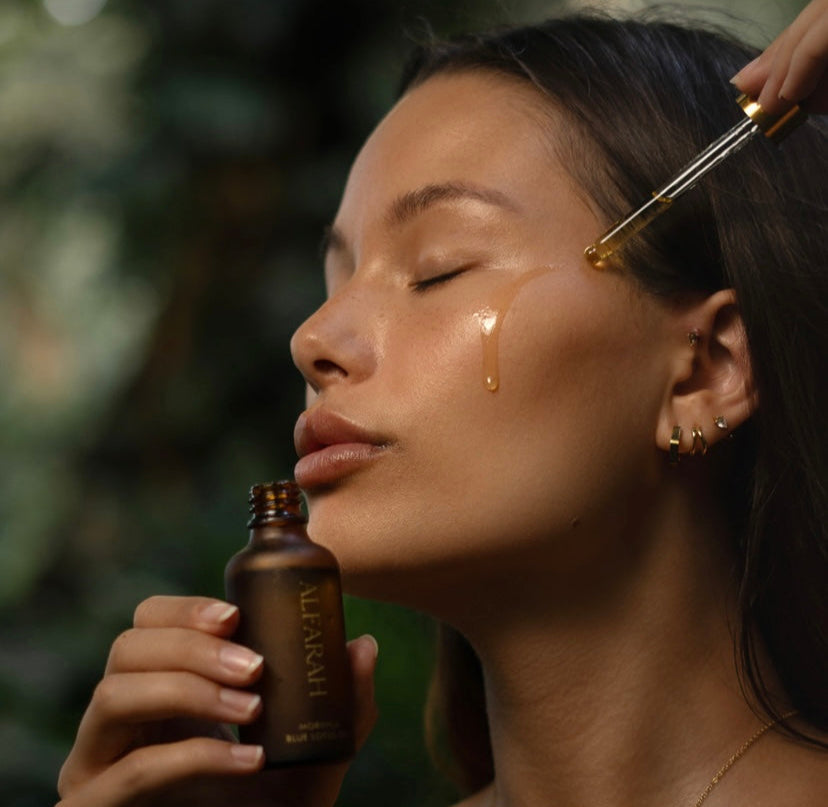 Blue Lotus Infused Moringa Oil