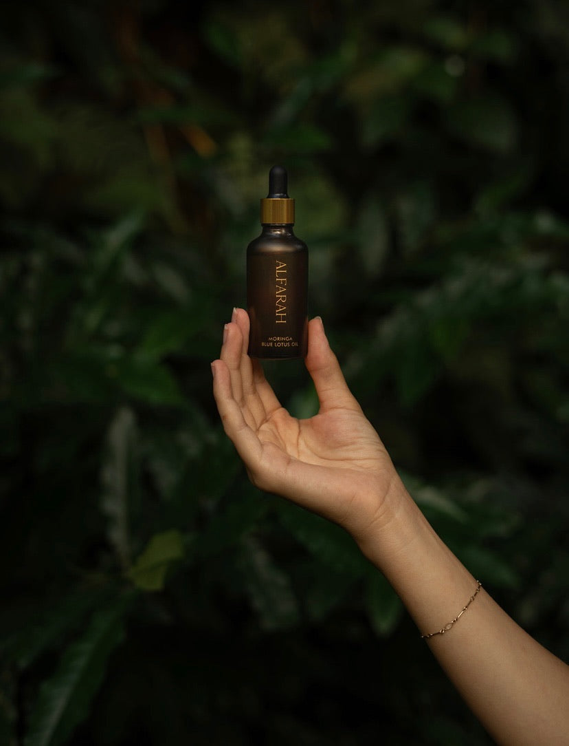 Blue Lotus Infused Moringa Oil