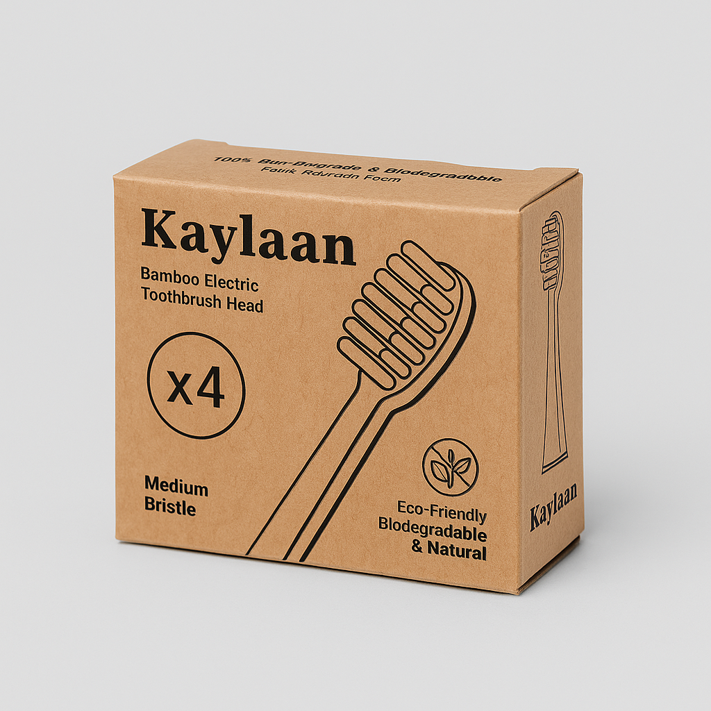 Replacement Heads for Kaylaan's Electric Bamboo Toothbrush