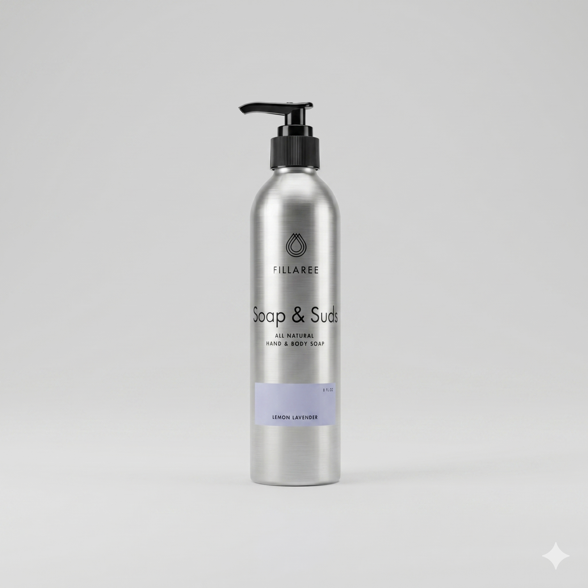 Soap & Suds - Metal Bottle 8 oz