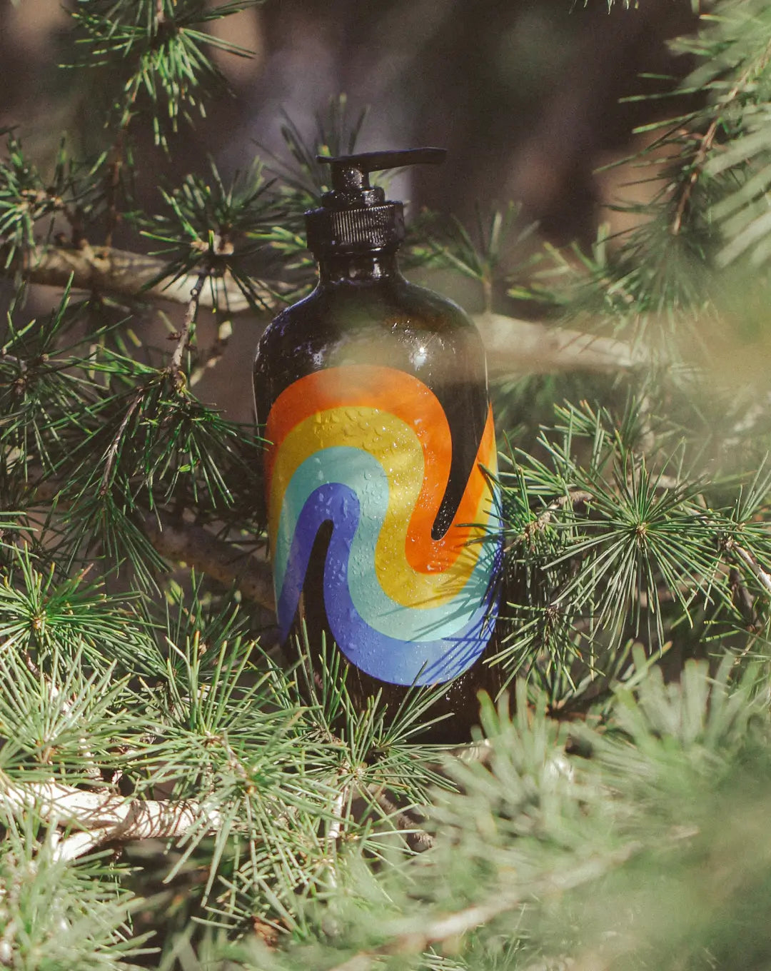 Mind and Body Wash Refillable Glass