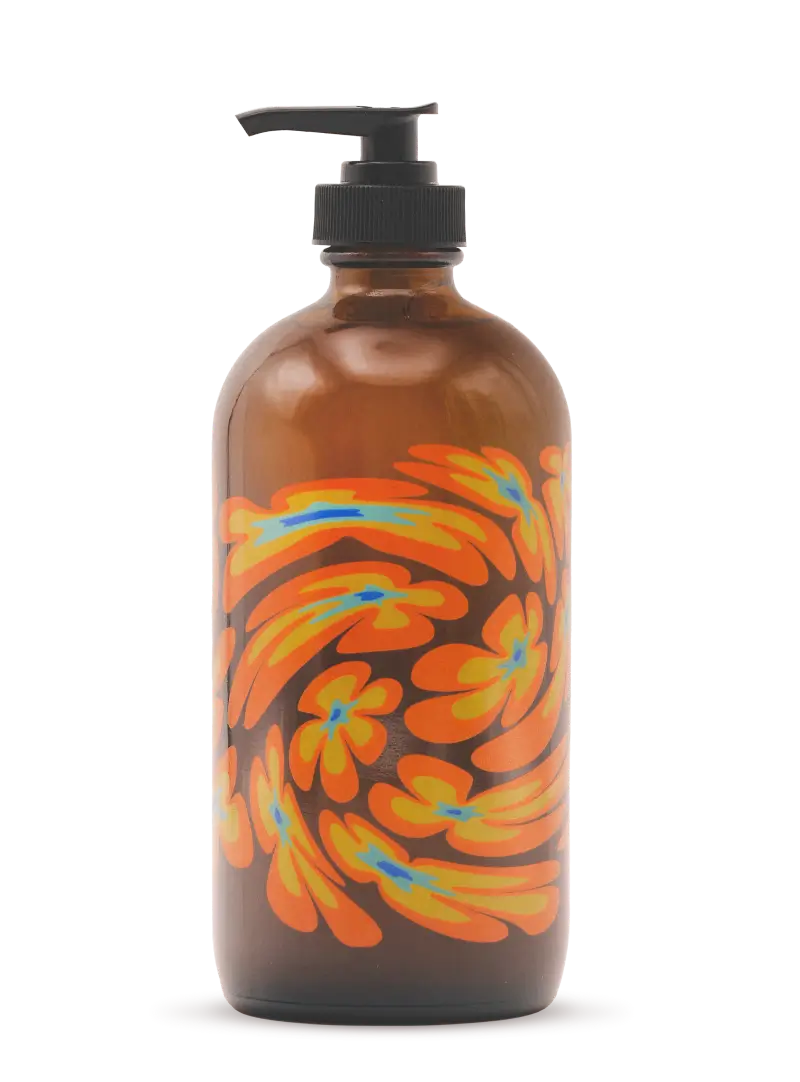Mind and Body Wash Refillable Glass