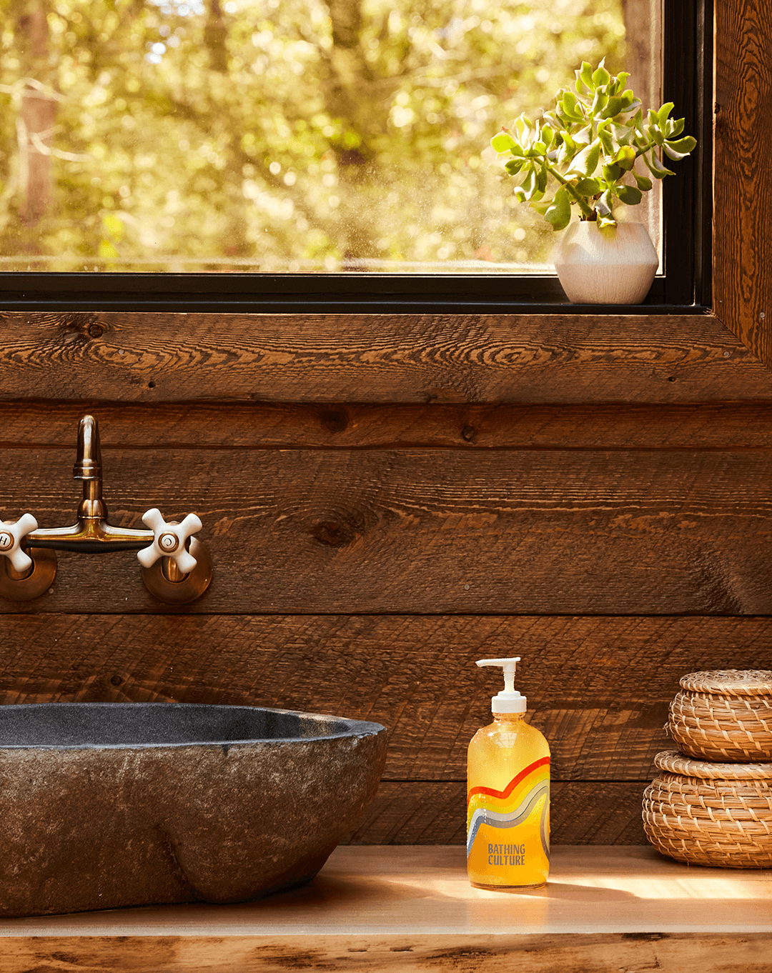 Mind and Body Wash Refillable Glass