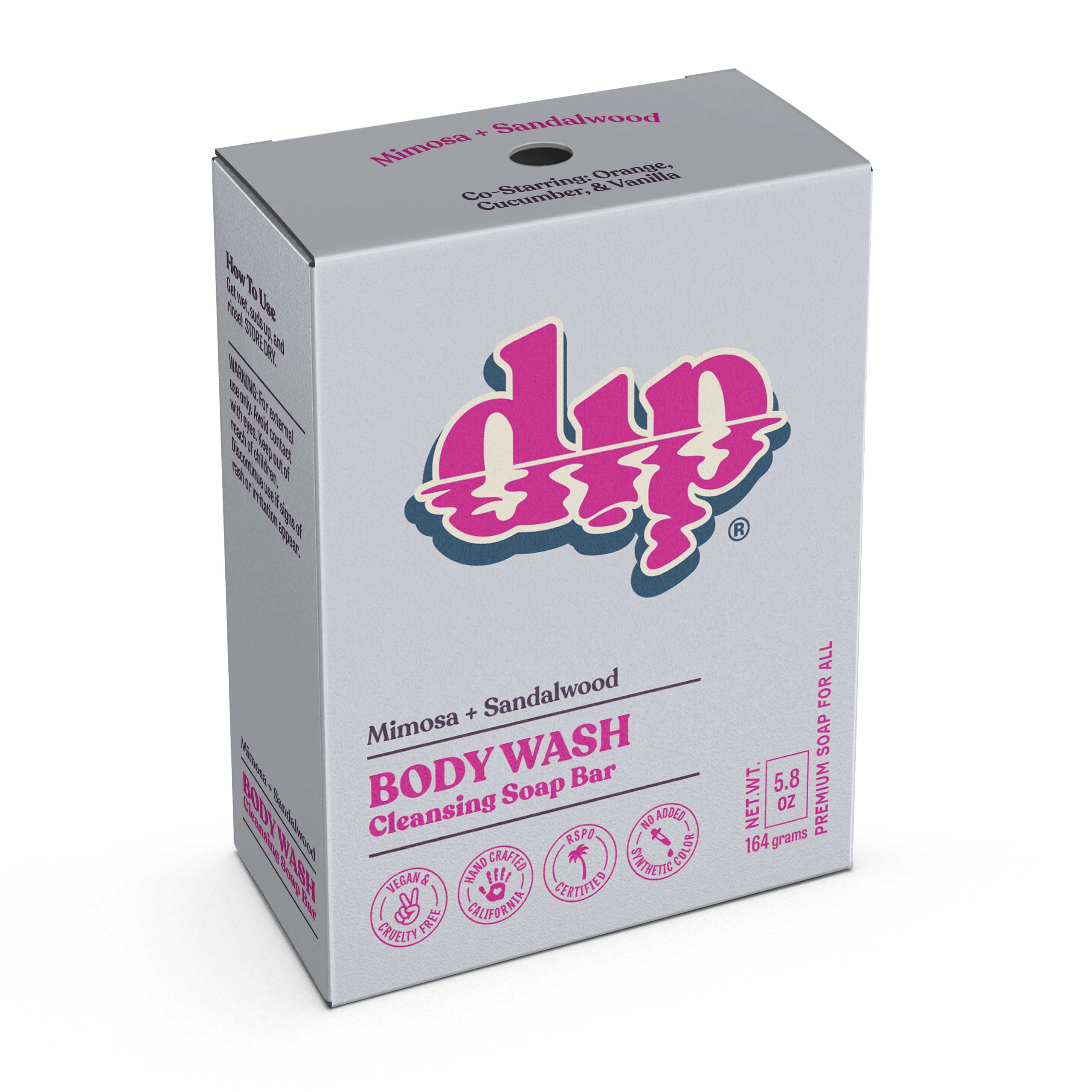 Dip Body Wash Cleansing Soap Bar - Mimosa & Sandalwood