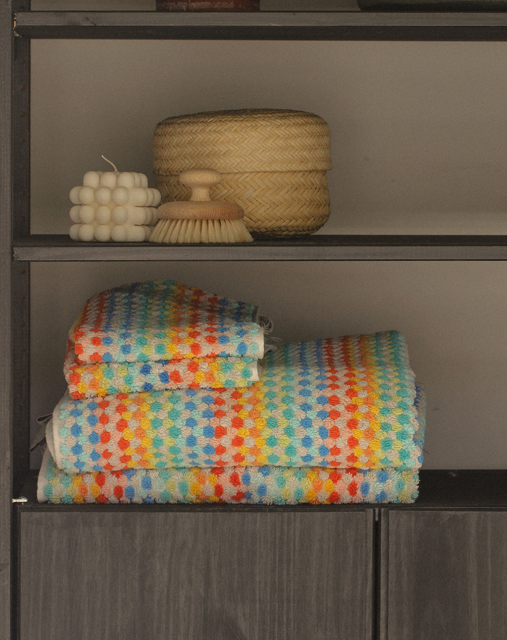 Organic Cosmic Rainbow Towel (Vibrant)
