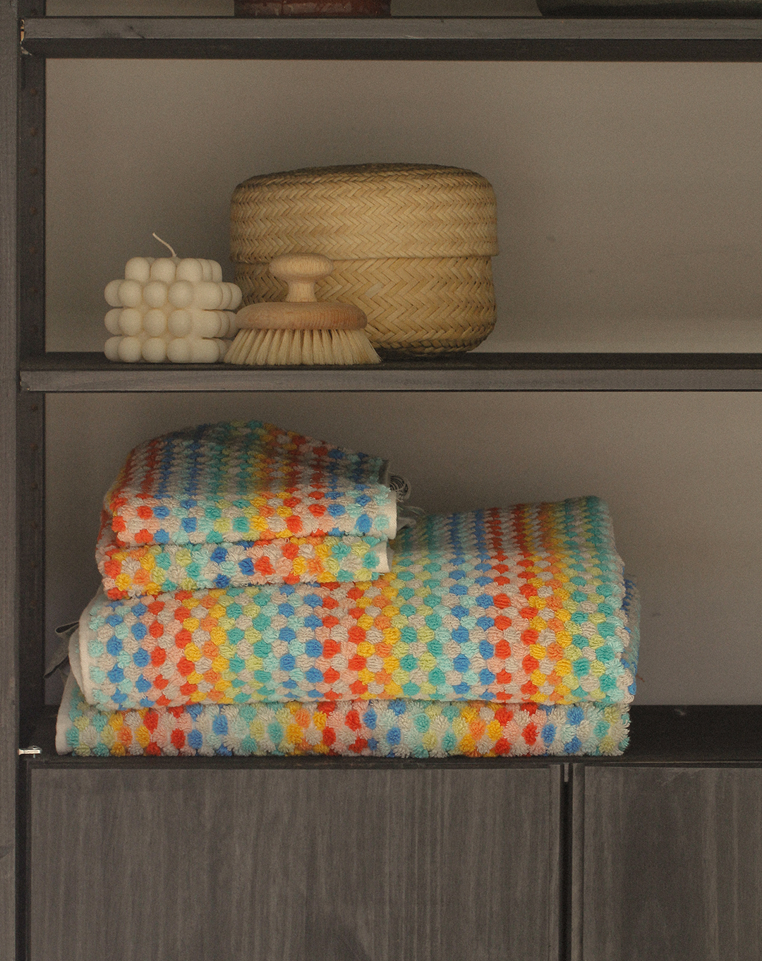 Organic Cosmic Rainbow Towel (Vibrant)