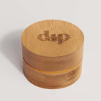 Mini Dip Bamboo Travel Case with Coaster