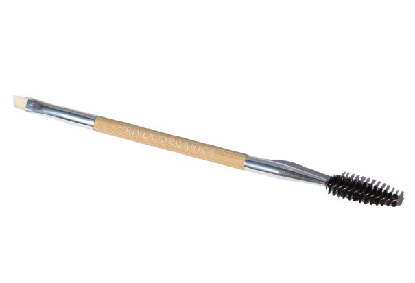 Eco-Friendly Double-Sided Bare Wood Brow & Mascara Brush