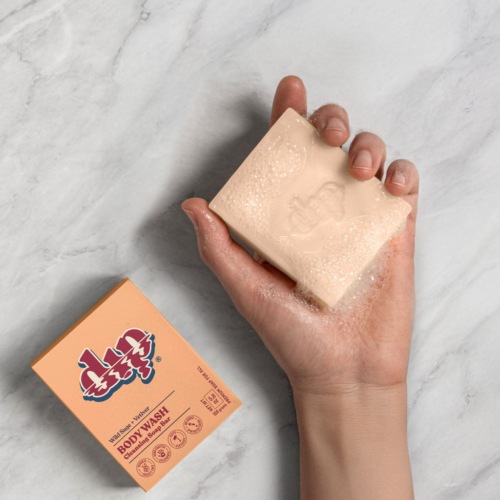 Dip Body Wash Cleansing Soap Bar - Wild Sage & Vetiver