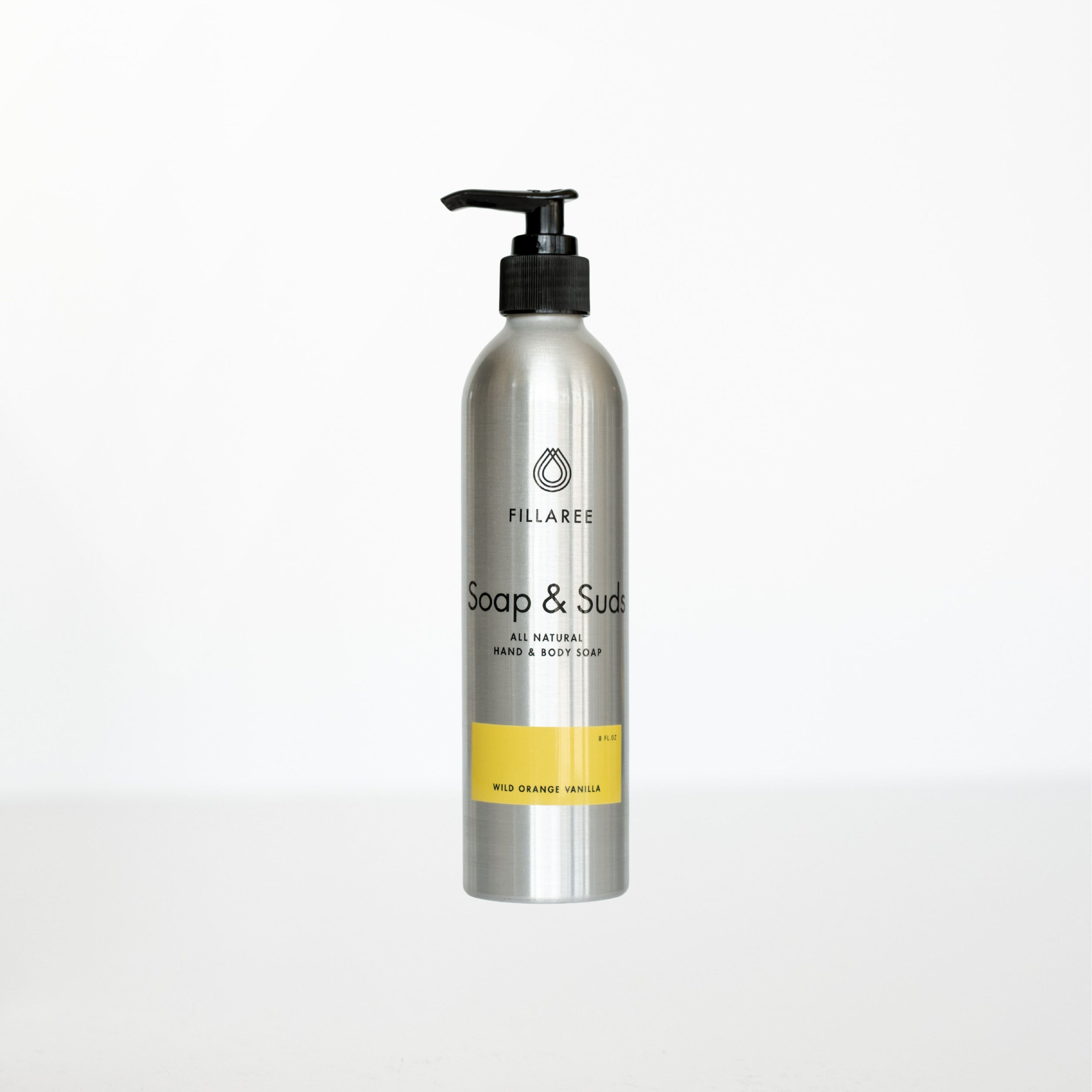 Soap & Suds - Metal Bottle