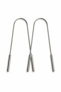 Stainless Steel Tongue Scraper – Ayurvedic Oral Detox Tool for Fresh Breath & Bad Breath Relief