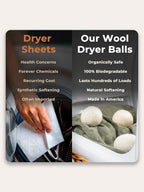 Jumbo Wool Dryer Balls ( 3 pack )