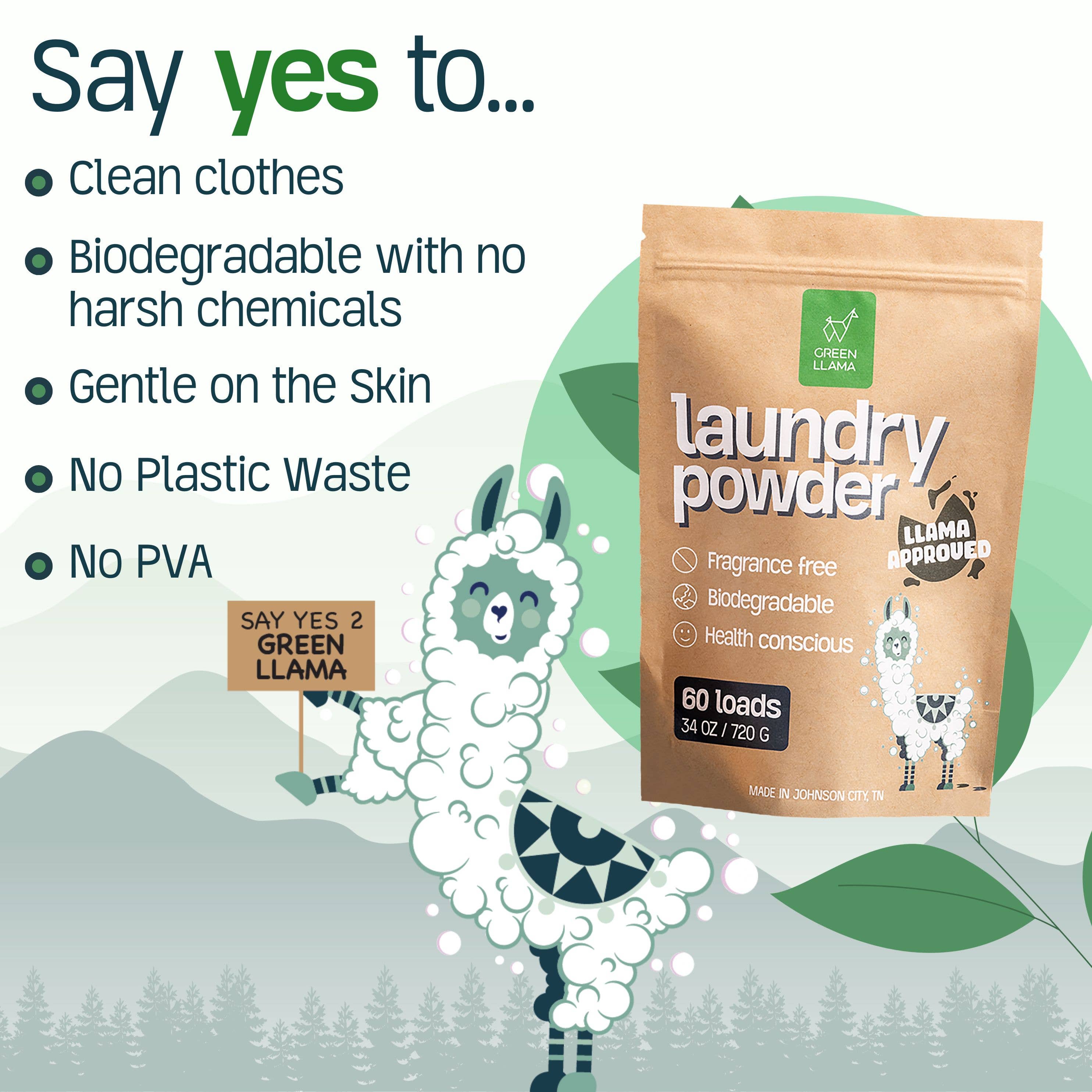 Natural Laundry Powder Fragrance-Free (60 Loads)