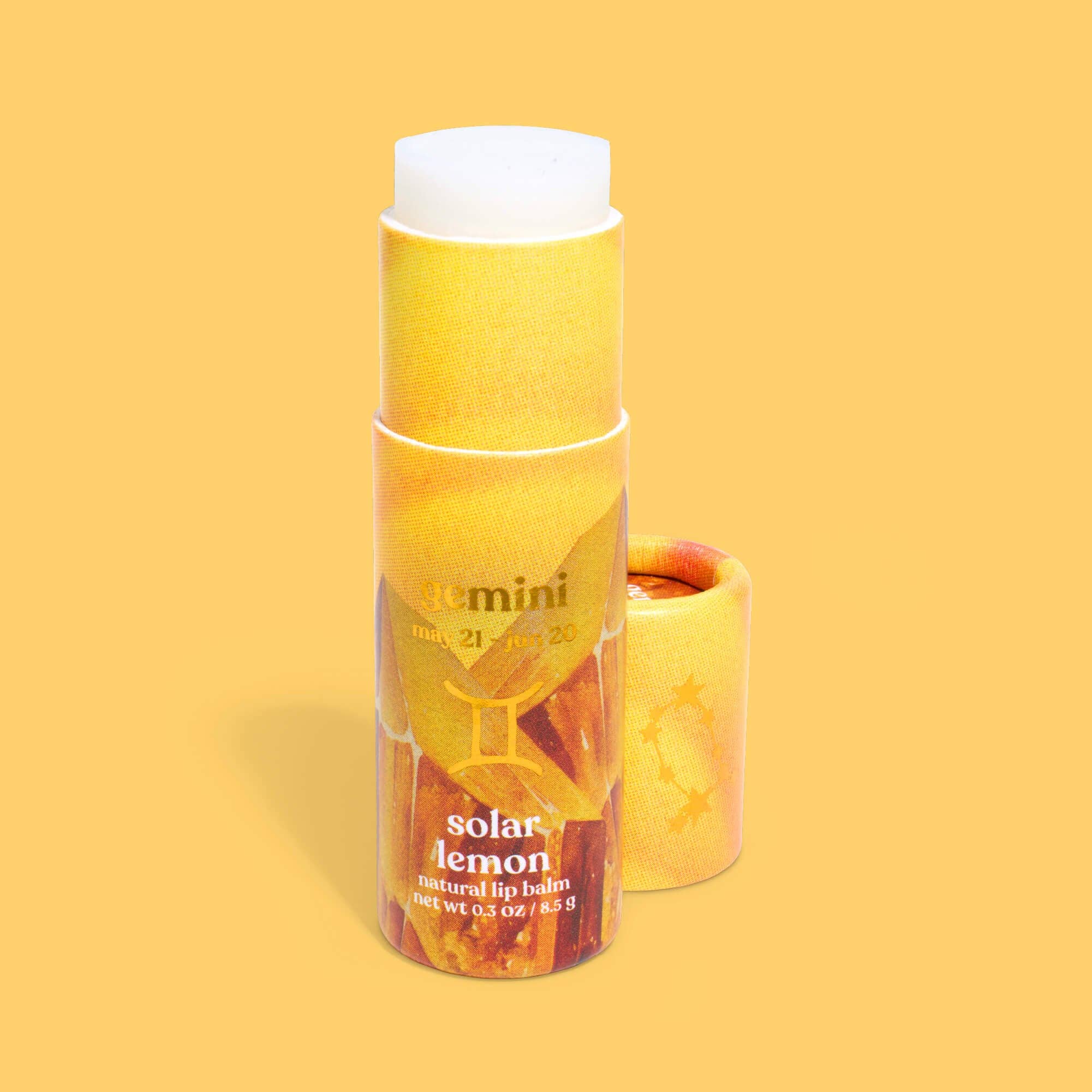 Lip Balm, Zodiac, Gemini Solar Lemon