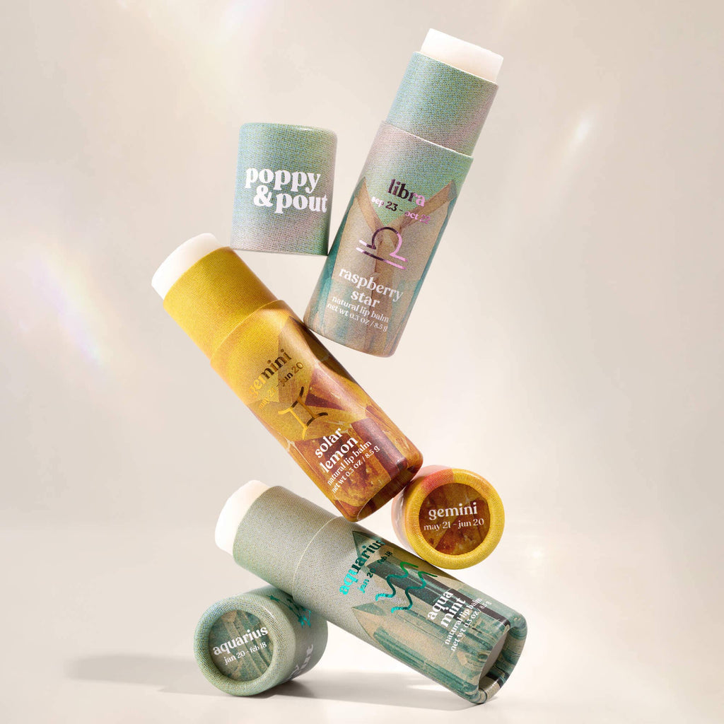 Lip Balm, Zodiac, Libra Raspberry Star