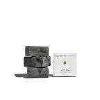 Black Clay Facial Soap with Activated charcoal + Hematite + Aloe vera