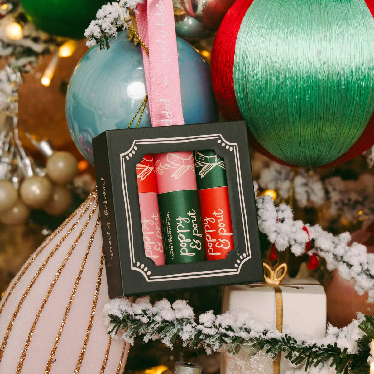 Limited Edition, Lip Balm Trio, Holiday, Ornament
