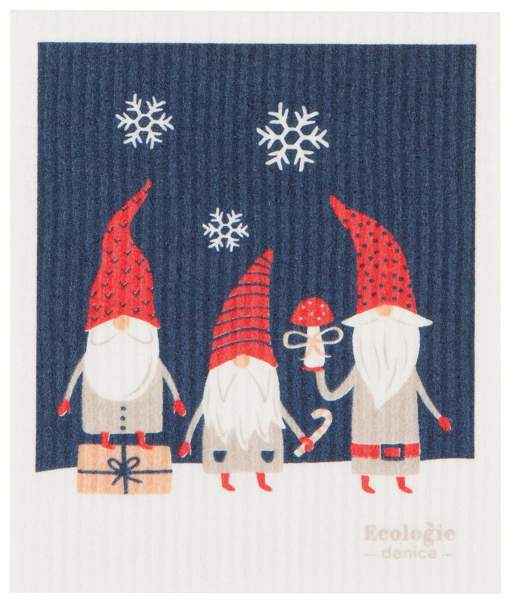 Gnomes Swedish Dishcloth