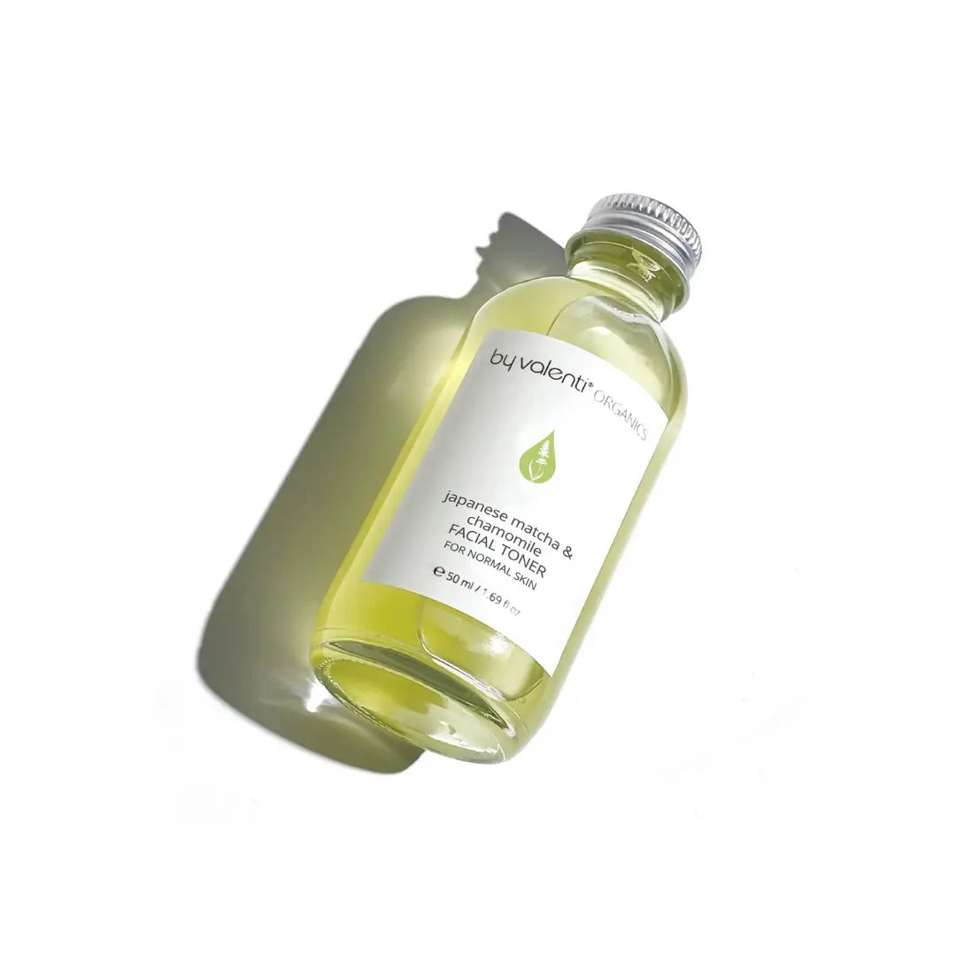 Japanese Matcha & Chamomile Facial Toner for Normal Skin with Hydrolats + Witch Hazel + Japanese Matcha Extract
