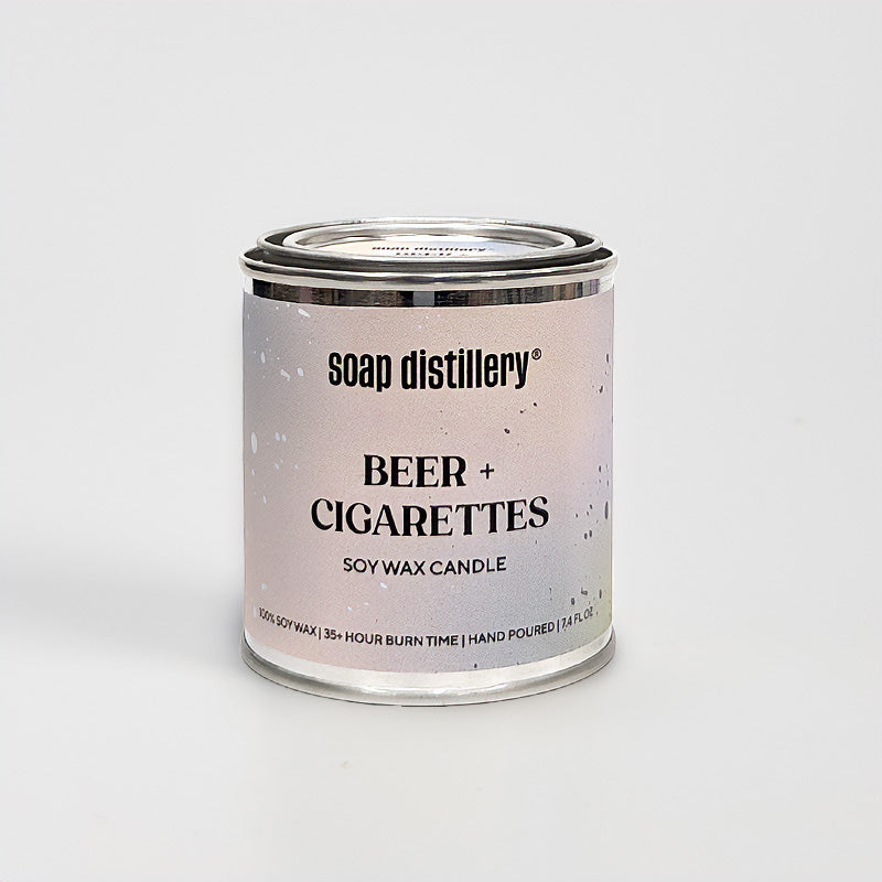 Beer + Cigarettes Soy Wax Candle