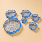 Stretchy Bowl Lids 6 Pack - Food-Safe Silicone